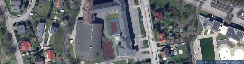 Zdjęcie satelitarne Szkoła Podstawowa nr 2 Imienia Marii Konopnickiej w Andrychowie