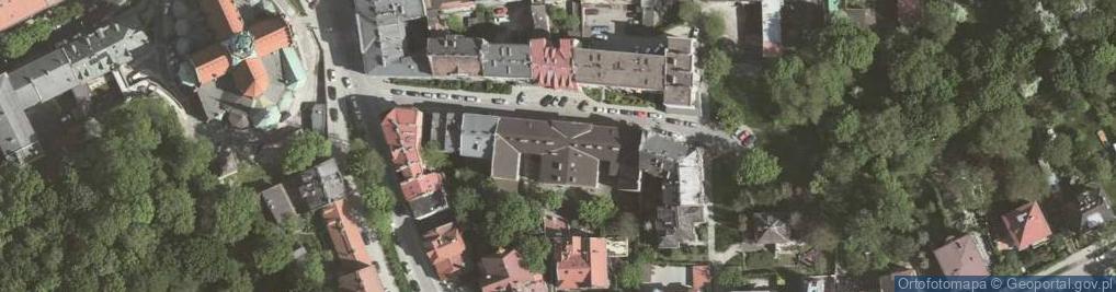 Zdjęcie satelitarne Szkoła Podstawowa nr 23 im Henryka Sienkiewicza w Krakowie