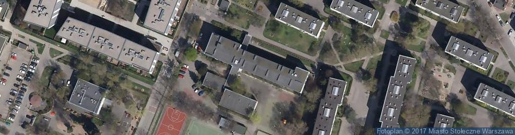 Zdjęcie satelitarne Szkoła Podstawowa nr 293 im Jana Kochanowskiego