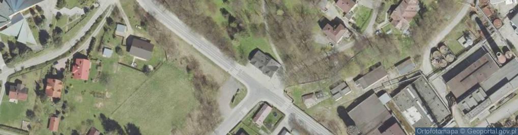 Zdjęcie satelitarne Szkoła Podstawowa nr 3 w Miejskim Zespole Szkół nr 3 im św Jana Kantego w Gorlicach