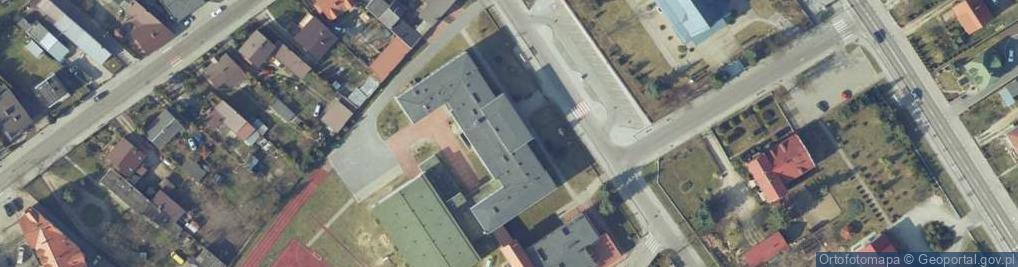Zdjęcie satelitarne Szkoła Podstawowa nr 4 im Haliny Rudnickiej w Mławie