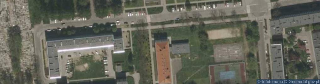 Zdjęcie satelitarne Szkoła Podstawowa nr 4 im Jarosława Dąbrowskiego