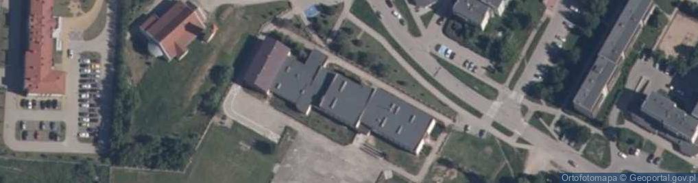 Zdjęcie satelitarne Szkoła Podstawowa nr 4 z Oddziałami Integracyjnymi w Olecku