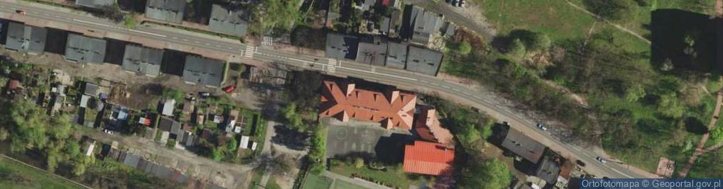 Zdjęcie satelitarne Szkoła Podstawowa nr 44 im Marii Curie Skłodowskiej w Katowicach