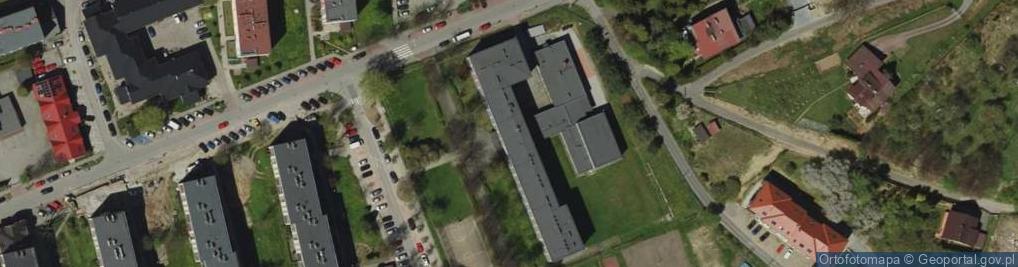 Zdjęcie satelitarne Szkoła Podstawowa nr 5 im H Kołłątaja w Żywcu