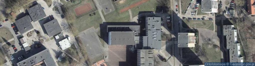 Zdjęcie satelitarne Szkoła Podstawowa nr 68 w Szczecinie