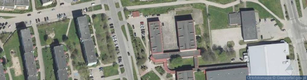 Zdjęcie satelitarne Szkoła Podstawowa nr 7 im J Korczaka w Giżycku