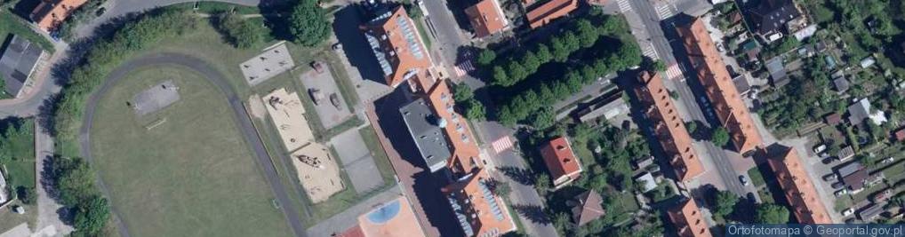 Zdjęcie satelitarne Szkoła Podstawowa nr 7 w Stargardzie Szczecińskim