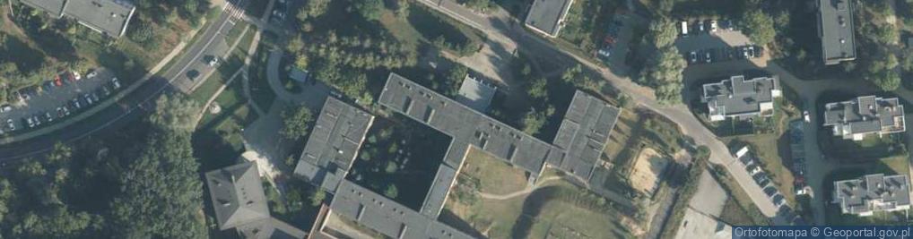 Zdjęcie satelitarne Szkoła Podstawowa nr 74 w Szczecinie