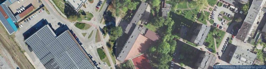 Zdjęcie satelitarne Szkoła Podstawowa nr 8 im Karola Wojtyły