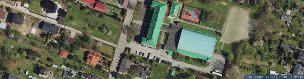 Zdjęcie satelitarne Szkoła Podstawowa nr 9 im Noblistów Polskich w Będzinie