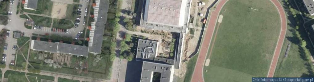 Zdjęcie satelitarne Szkoła Podstawowa nr 9 w Łomży