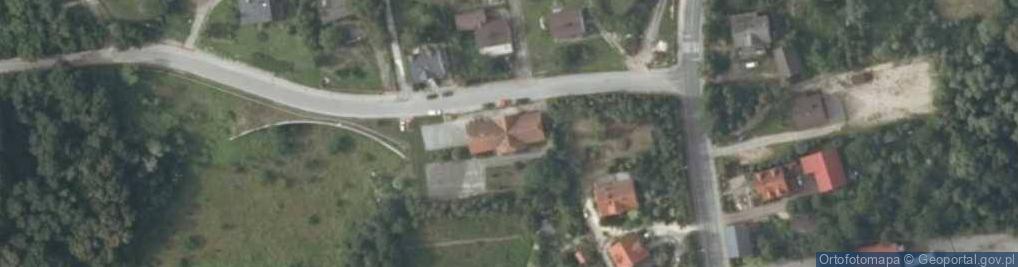 Zdjęcie satelitarne Szkoła Podstawowa w Dziekanowicach