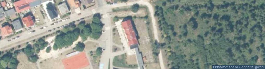 Zdjęcie satelitarne Szkoła Podstawowa w Dźwirzynie