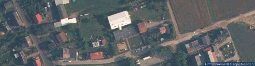 Zdjęcie satelitarne Szkoła Podstawowa w Łebuni