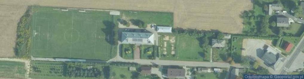 Zdjęcie satelitarne Szkoła Podstawowa w Łobzowie