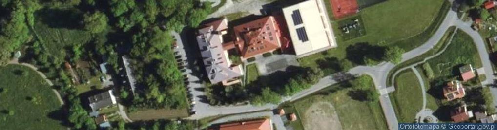 Zdjęcie satelitarne Szkoła Podstawowa w Opinogórze Górnej