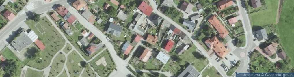 Zdjęcie satelitarne Szkoła Podstawowa w Wiślicy