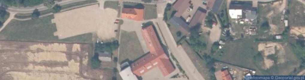 Zdjęcie satelitarne Szkoła Podstawowa w Żarnowcu