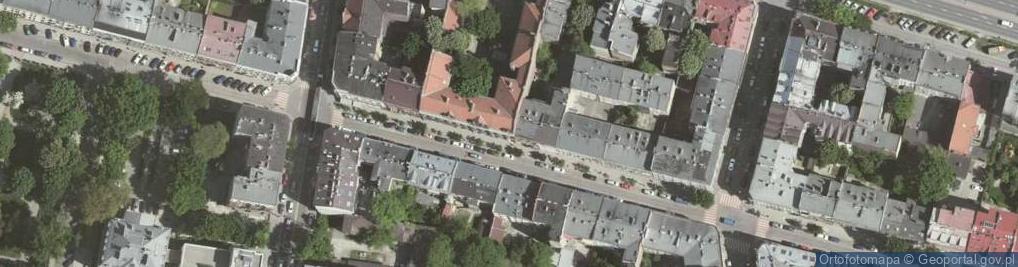 Zdjęcie satelitarne Szkoła Podstawowa z Oddziałami Integracyjnymi nr 3 im Andrzeja Frycza Modrzewskiego w Krakowie