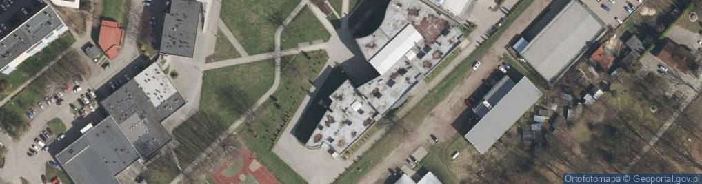 Zdjęcie satelitarne Szkoła Podstawowa z Oddziałami Integracynjnymi nr 1 z Siedzibą w Gliwicach przy ul Kozielskiej 39