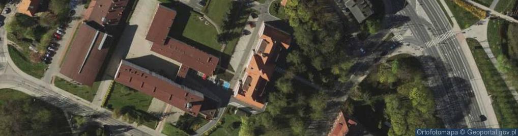 Zdjęcie satelitarne Szkoła Policealna w Olsztynie