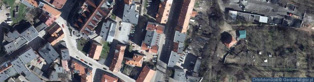 Zdjęcie satelitarne Szkoła Specjalna Przysposabiająca do Pracy w Wałbrzychu