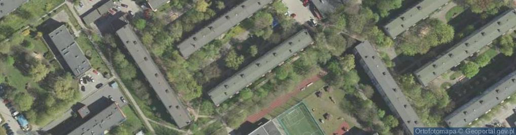 Zdjęcie satelitarne Szkoła Żeglarstwa Szkwał