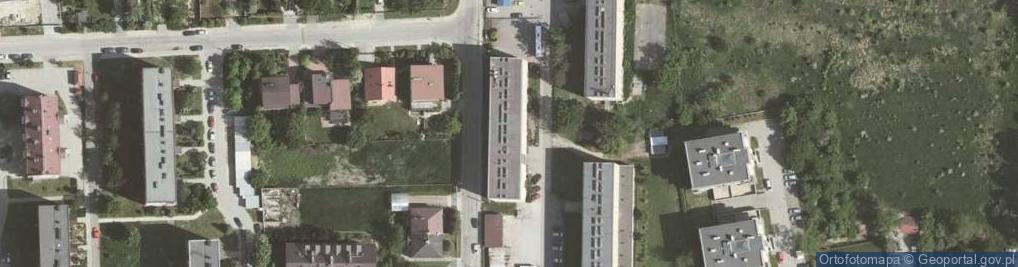 Zdjęcie satelitarne Szkolne Schronisko Młodzieżowe w Krakowie