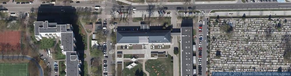 Zdjęcie satelitarne Szkoły - Fundacja Edukacyjna Varsovia
