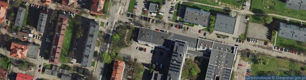 Zdjęcie satelitarne Szpital Miejski w Rudzie Śląskiej