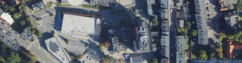 Zdjęcie satelitarne Szpital nr 1 w Siemianowicach Śląskich