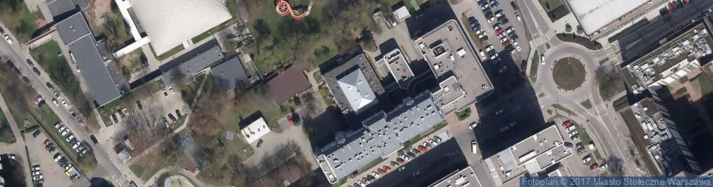 Zdjęcie satelitarne Szpital Specjalistyczny Inflancka im Krysi Niżyńskiej Zakurzonej w Warszawie