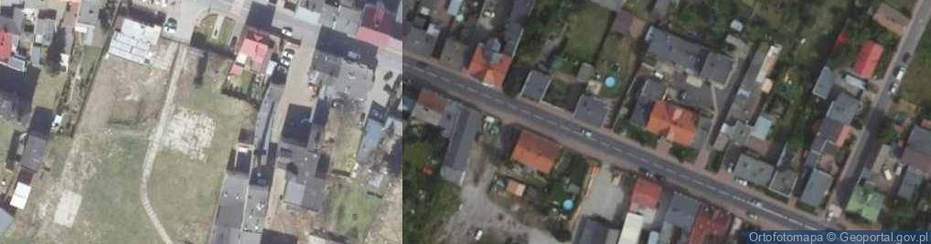 Zdjęcie satelitarne Szymon Kucharzewski PPHU Dom-Drew Skład Drzewny