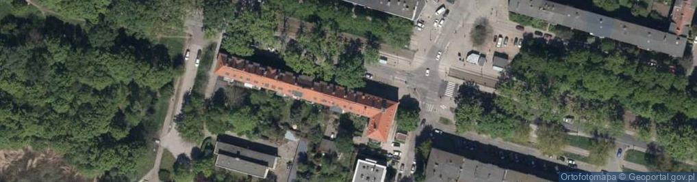 Zdjęcie satelitarne "T.H.S.Zoom-Film" Haraszkiewicz-Sozańska Teresa