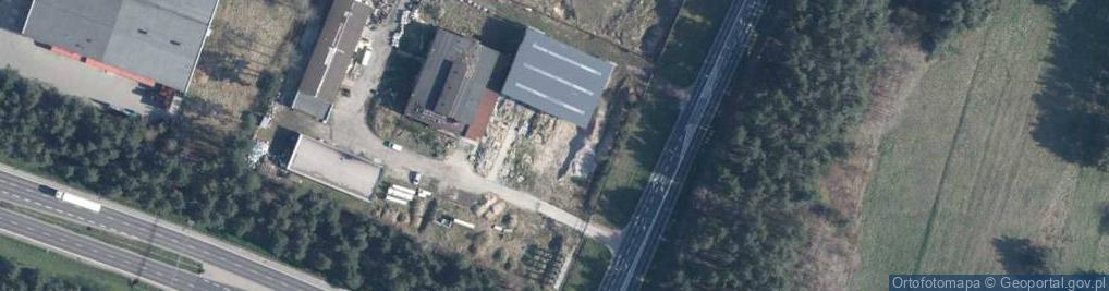 Zdjęcie satelitarne Tabak Byczek Andrzej Byczek Agnieszka