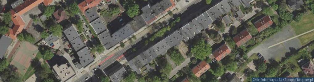 Zdjęcie satelitarne Taksówka Osobowa nr 8 Rębalski w., JG