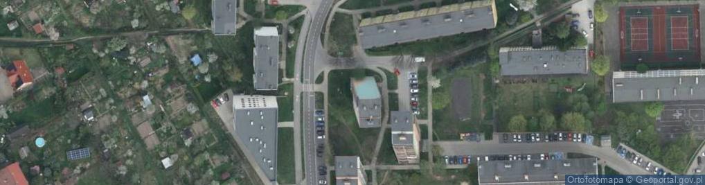 Zdjęcie satelitarne Taksówka Osobowa nr Boczny "1055" Pych Mariusz