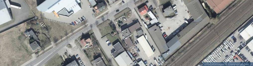 Zdjęcie satelitarne Tartak Artur Jaworowski Irena Strzeszewska