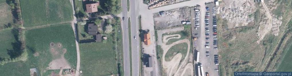 Zdjęcie satelitarne Tartak Istebna - Hurtownia drewna