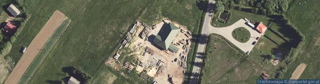 Zdjęcie satelitarne Tartak Jaśliska