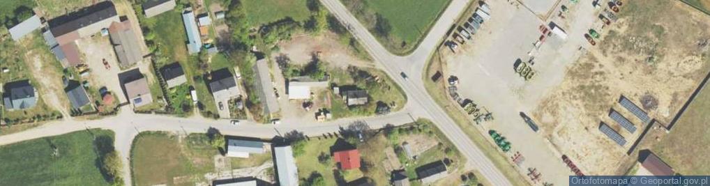 Zdjęcie satelitarne Tartak Rogienice Dariusz Szumski