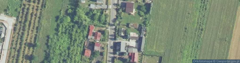 Zdjęcie satelitarne Tartak TRAK-DREW, M. Łach, G. Łach,Spółka Jawna 26 020 Chmielnik