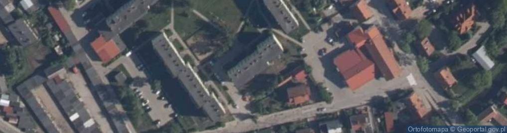 Zdjęcie satelitarne Taxi nr 15 w Olecku