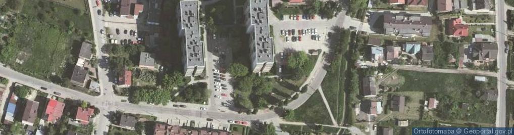 Zdjęcie satelitarne Taxi Osobowa Numer Boczny 1056 Kraków