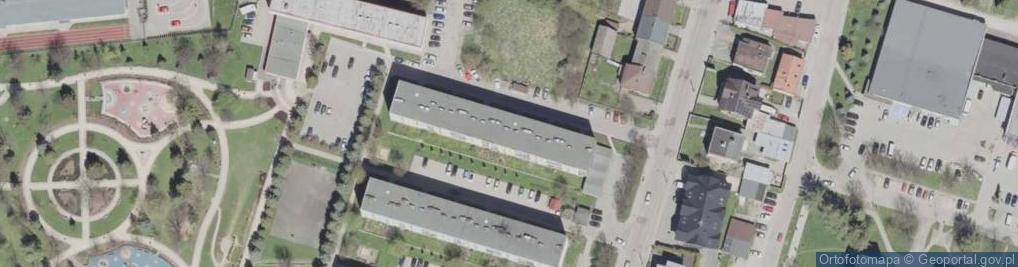 Zdjęcie satelitarne Tebeo Projekt Firma Projektowo Budowlana Marcin Kowalski Tomasz Łach