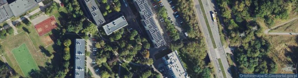 Zdjęcie satelitarne Tęcza