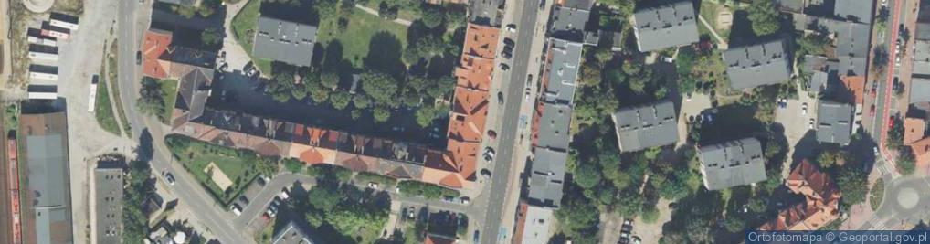 Zdjęcie satelitarne Tęcza