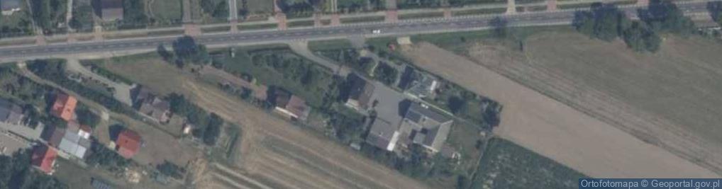 Zdjęcie satelitarne Tomasz Biernacki Przedsiębiorstwo Usługowo Handlowe Kopalnia Kruszywa Huta Zadybska II