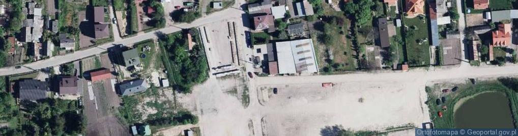 Zdjęcie satelitarne Tomasz Grygiel Sprzedaż Artykułów Budowlano-Chemicznych Farb-Met 24-173 Markuszów ul.Targowa 9